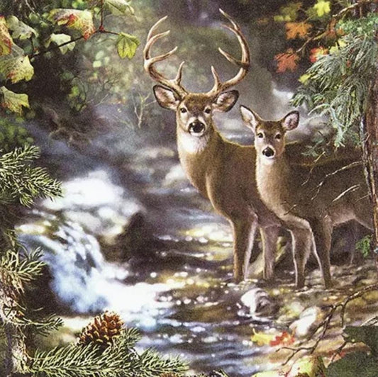 Deer Creek Paper Napkin - Luncheon Size