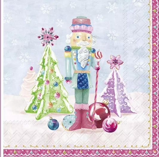 Nutcracker Pastel Bakery Tree Paper Napkin - Luncheon Size