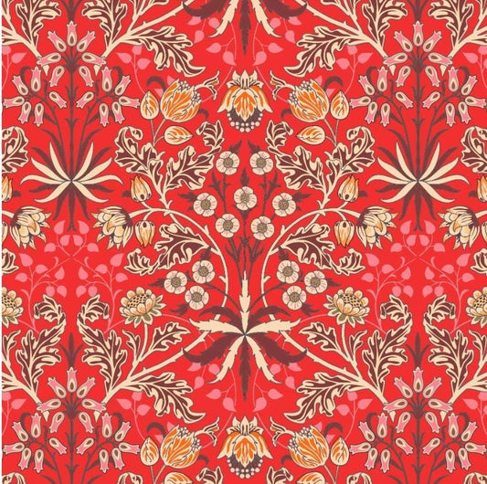Christmas Floral Ted Tulip Flower Paper Napkin - Luncheon Size