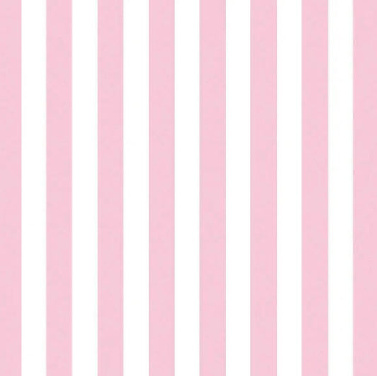 Pink Stripe Paper Napkin - Luncheon Size