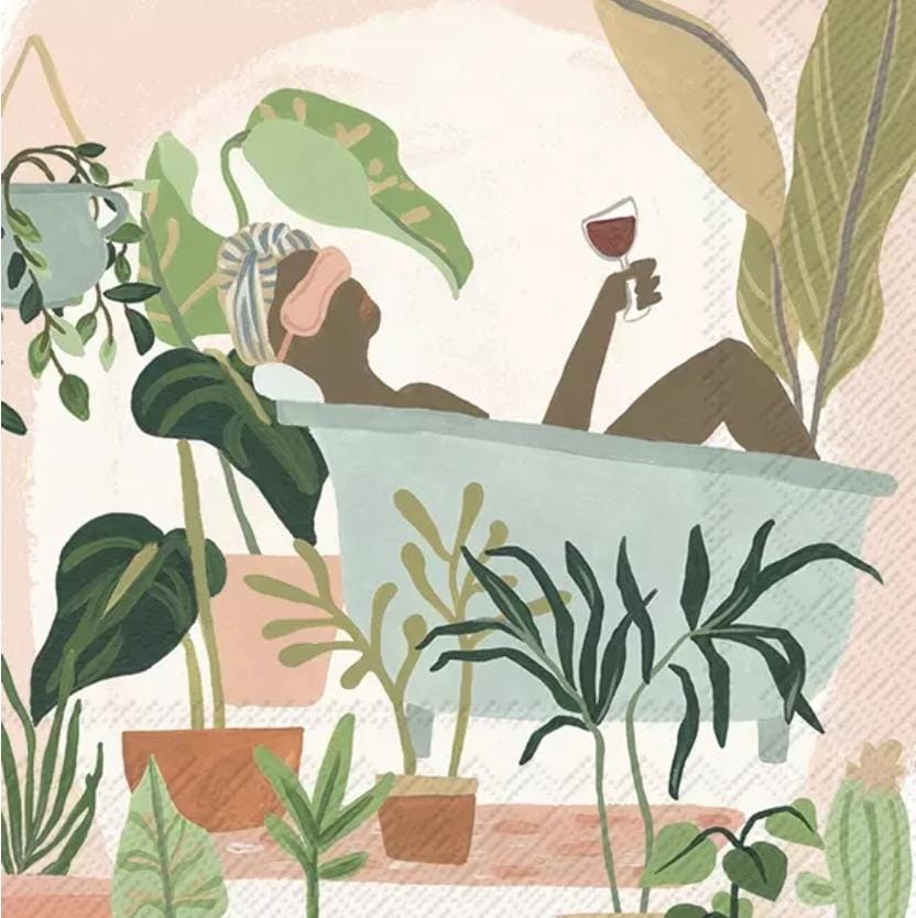 Spa Paper Napkin - Luncheon Size