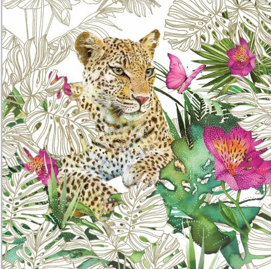 Leopard Cheetah  Paper Napkin - Cocktail Size