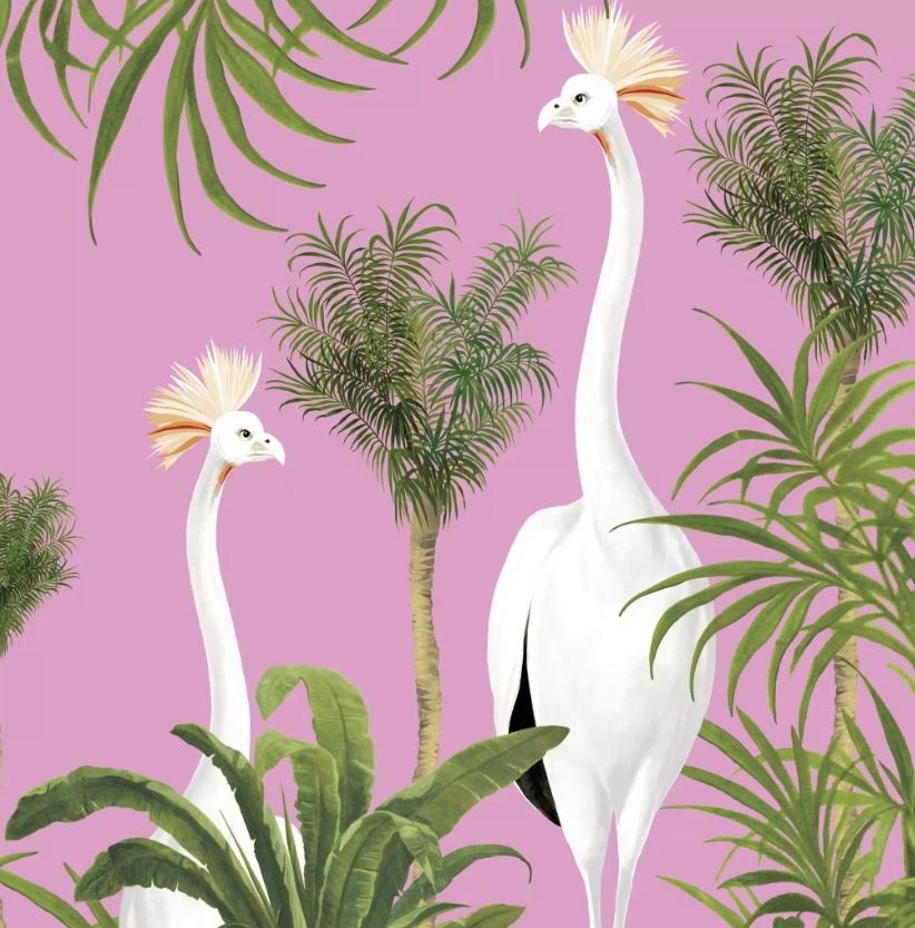 Tropical Birds Paper Napkin - Luncheon Size