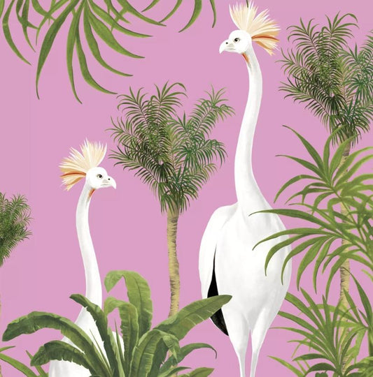 Tropical Birds Paper Napkin - Luncheon Size