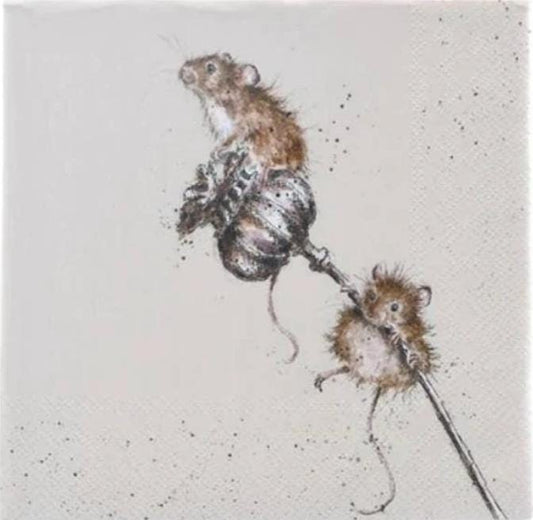 Mouse Paper Napkin - Cocktail Size