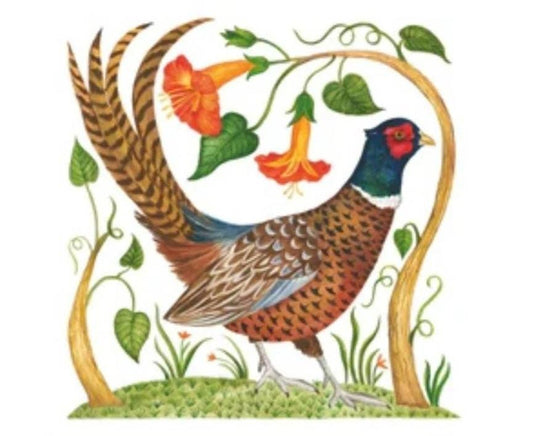 Pheasant Bird  Paper Napkin - Cocktail Size