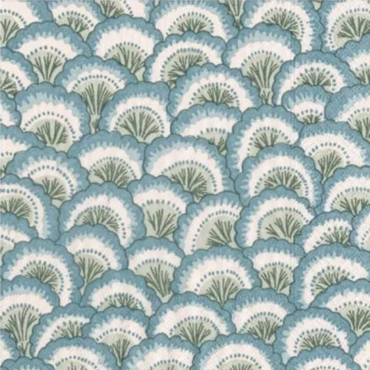 Blue Coastal  Paper Napkin - Cocktail Size