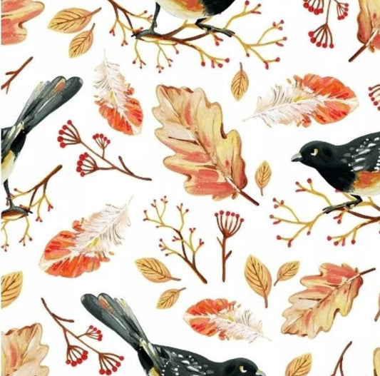 Fall Blackbird Scatter  - Luncheon Size