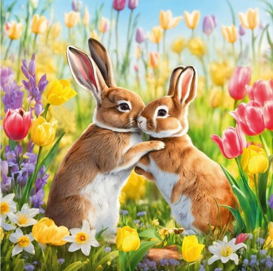 Easter Bunny Whisper Paper Napkin - Luncheon Size